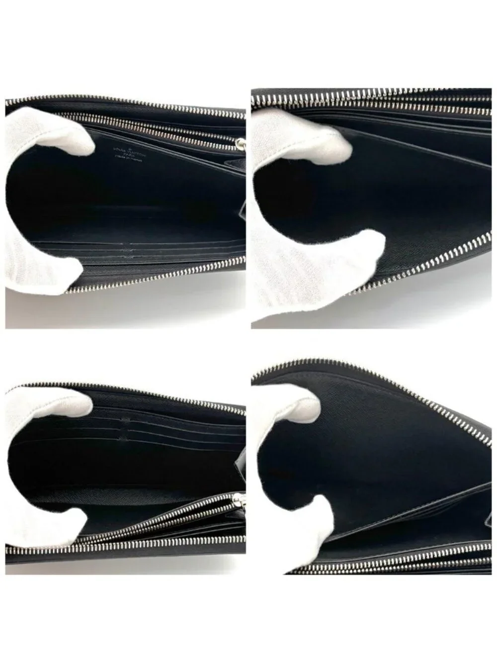 Louis Vuitton Wallet Epi with IC Zippy Black